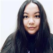 Profesora de lengua que enseña léxico, gramática